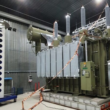 Power transformer, R&S ZREW, 110 kV substation - 1