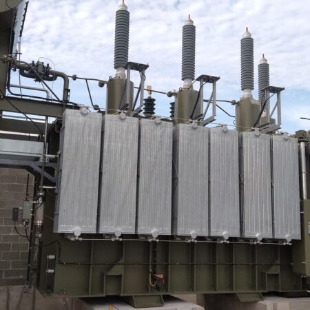 Power transformer, R&S ZREW, 110 kV substation - 2